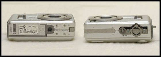 Casio EX-Z120 Bottom And Top