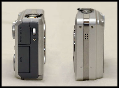 Casio EX-Z120 Sides