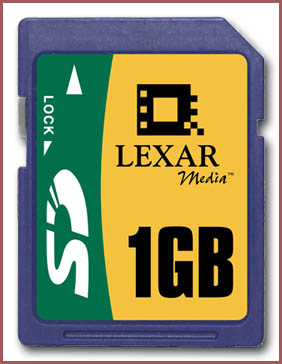 Lexar 1GB SD