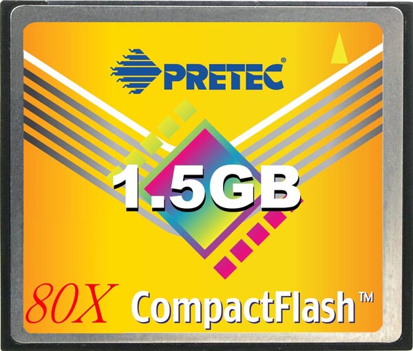 Pretec Announces 1.5GB Memory Card & Upload Services