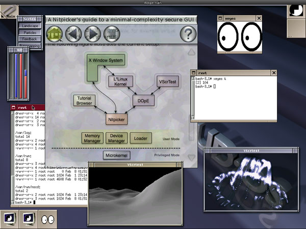 Screenshot of TUD:OS--Courtesy of Technical University