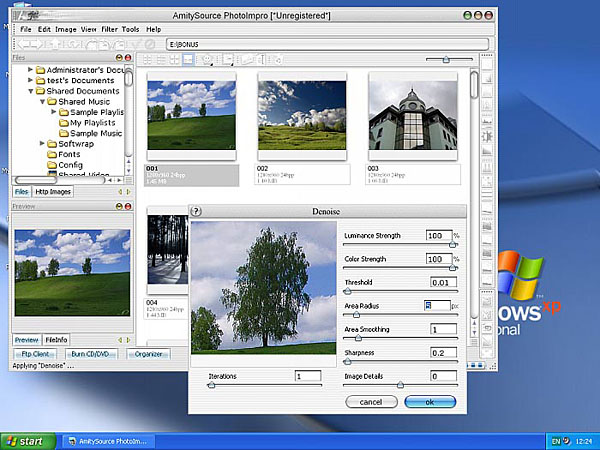 Screenshot Of AmitySource's PhotoImpro (Courtesy of AmitySource)