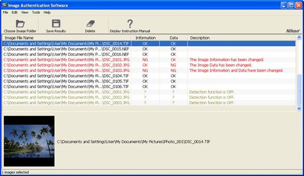 Nikon Announces Image Authentication Software