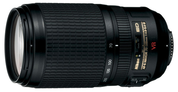 Nikon 70-300MM F/4.5-5.6G ED-IF AF-S VR Zoom-Nikkor Lens