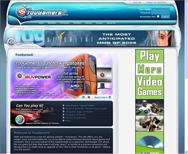 Futuremark's YouGamers.com