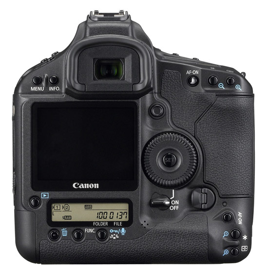 Canon 1Ds Mark III - Back View