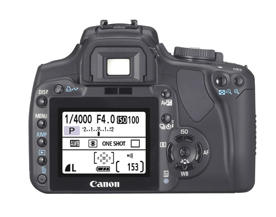 Canon 40D - Back View