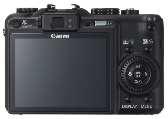 Canon PowerShot G9 - Back View