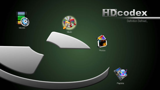 HDcodex Screen Interface