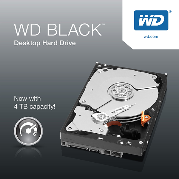 Western Digital 4TB 3.5-inch HDD