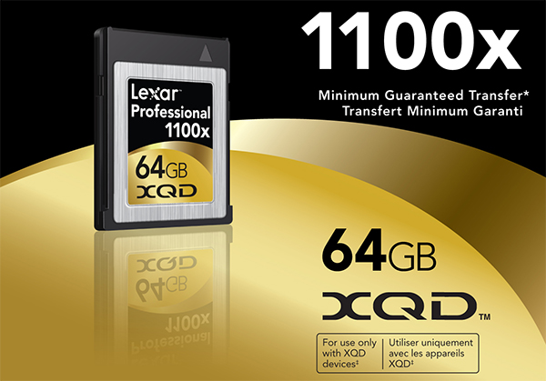 Lexar 1100x XQD Card