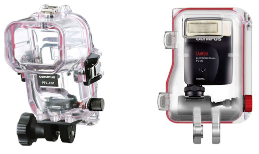 Olympus PFL-E01 and PFL-01 Underwater Accessory For FL-36 And FL-20 Flash