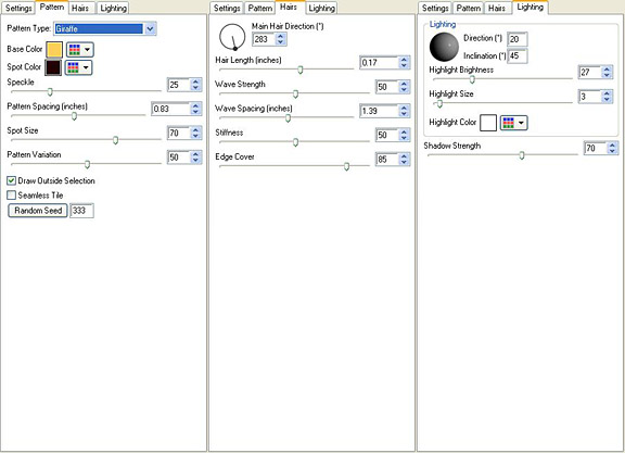 EC5 Textures Settings