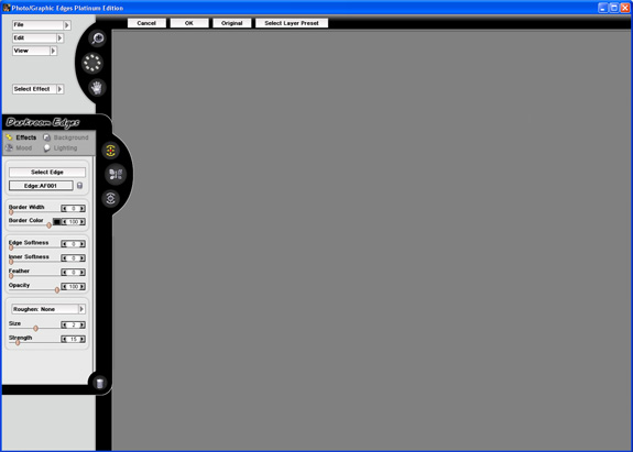 Photo/Graphic Edges 7.0 Platinum User Interface