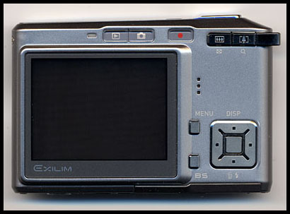 Casio Exilim Card EX-S500 Back