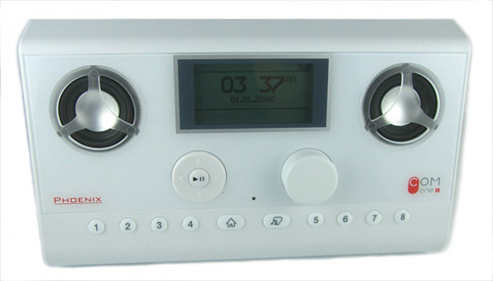 The front of the Phoenix Wi-Fi Radio