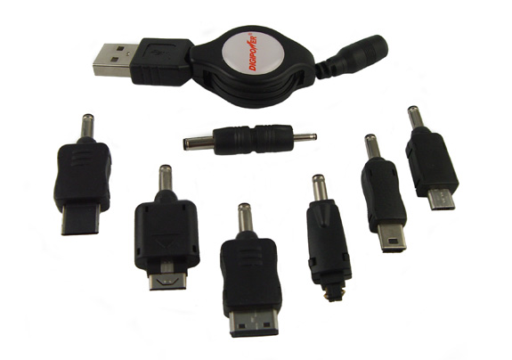 Image 4: DigiPower JumpStart - Power cable and adapters