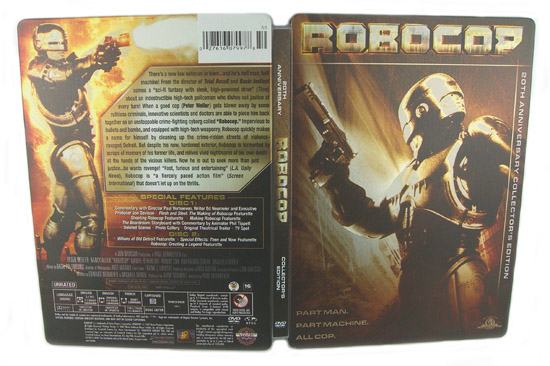 Robocop (Steelbook) - Front and Back