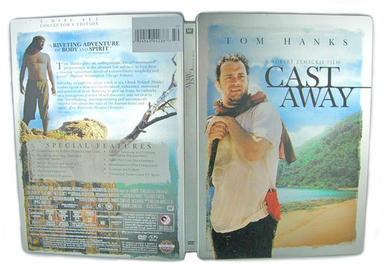 Cast Away (Steelbook) - Front and Back