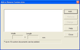 Fujitsu S500 ScanSnap Manager (Fifth Tab - Custom Button)