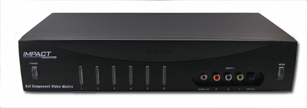 6x2 Component Matrix Switch by Impact Acoustics