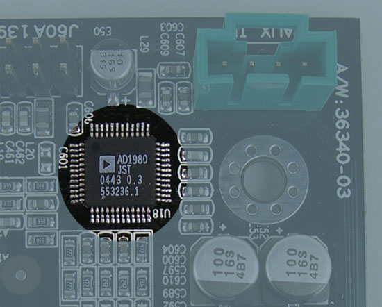 Iwill DN800-SLI Analog Device AD1980 Audio codec