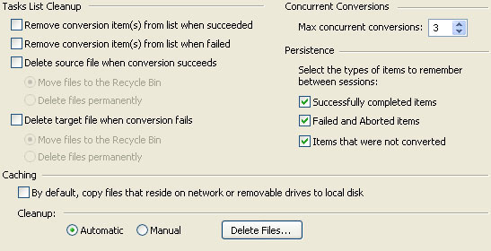 M2Convert Professional - Tasks List Cleanup