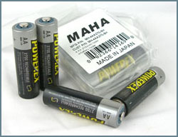 Maha PowerEx 2700mAh NiMH Rechargeable Batteries