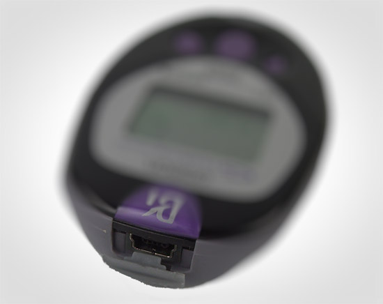 HJ-720ITC Pocket Pedometer - Mini-USB Rubber Cover