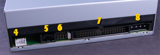 The Back Of The Pioneer DVR-111DBK