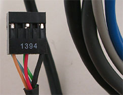 FP34 connector showing 1394