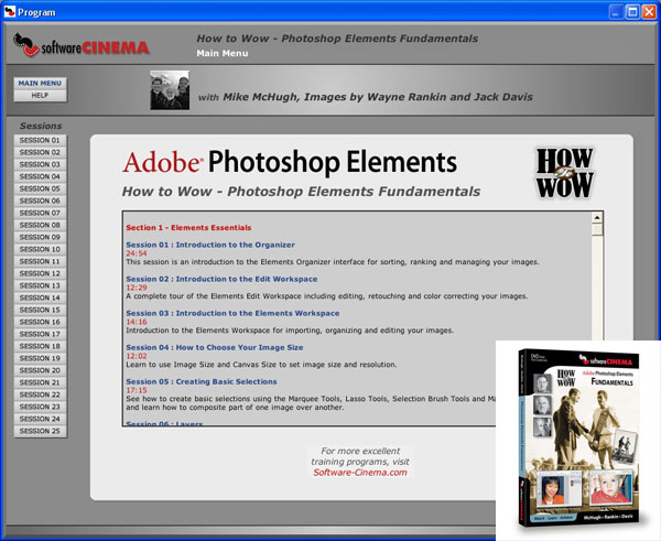 Adobe Photoshop Elements Fundamentals by Software Cinema