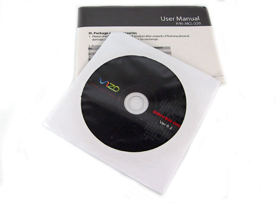 Xena user manual and driver CD